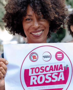 Regionali Toscana 2025: Antonella Bundu, candidata presidente Toscana Rossa