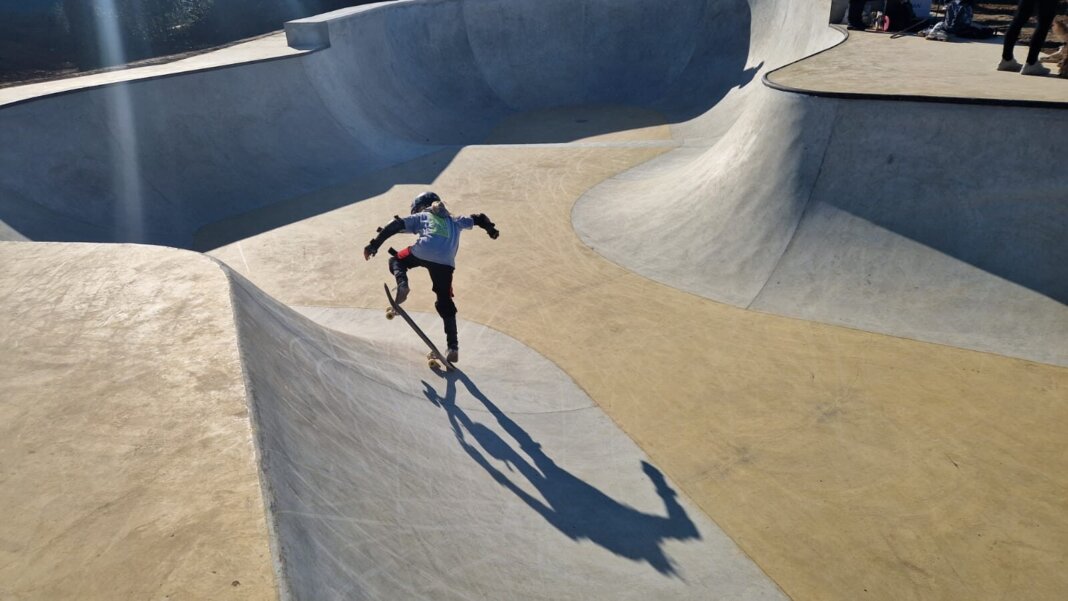 Nuovo impianti di illuminazione per lo skate park Il Mulino