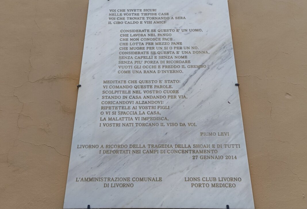 lapide primo levi